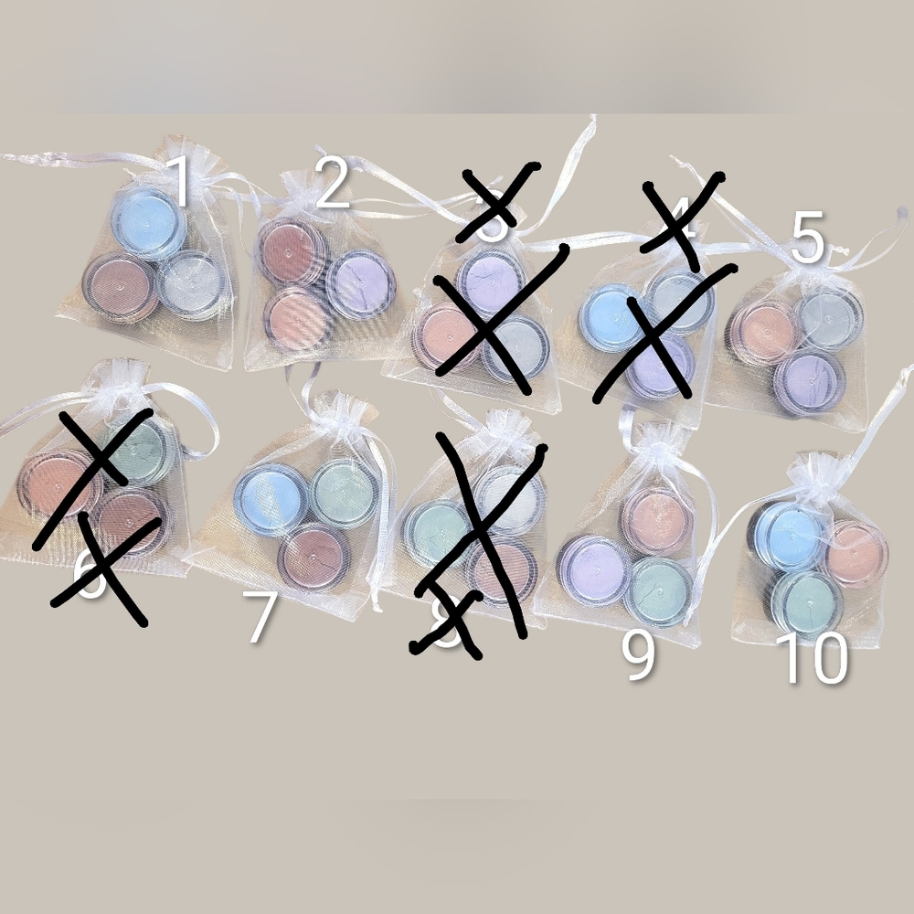 Set of 3 All Natural Powder Eye Shadow